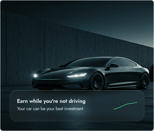 Dark car for sharing