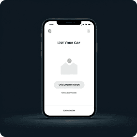 List your car on mobile app