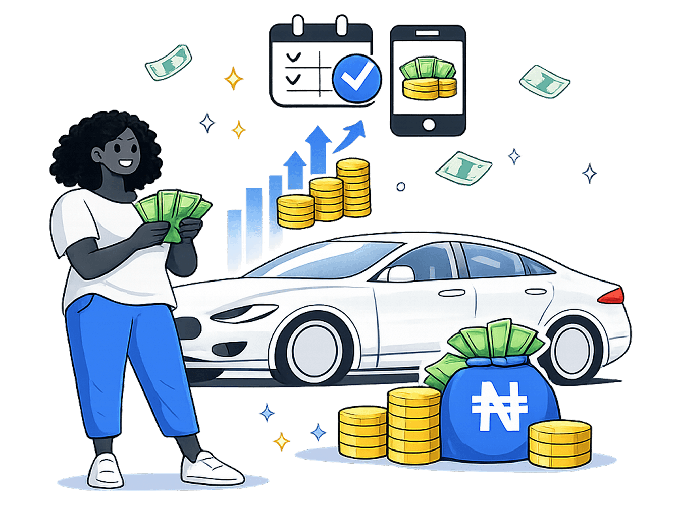 Earning Illustration